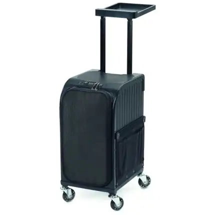 Sibel Rollercoaster Hairdressing Trolley - Black