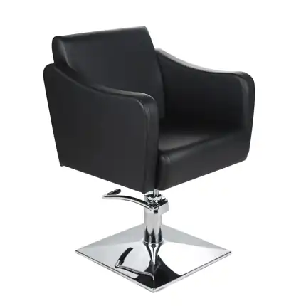 Salon Fit Manhattan Styling Chair Black